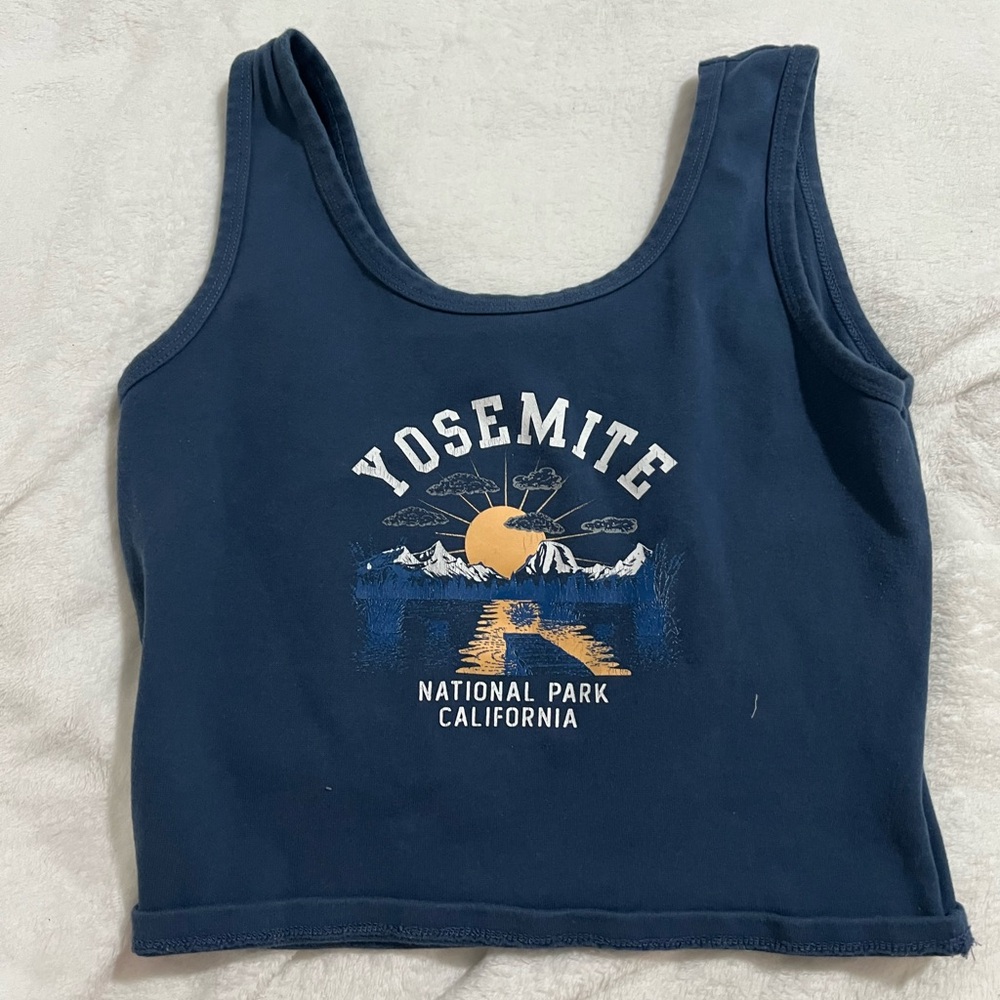 Blue Yosemite Tank top